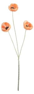 Umelá dekoratívne kvetina Vlčí mak - 15 * 7 * 50 cm - J-Line by Jolipa