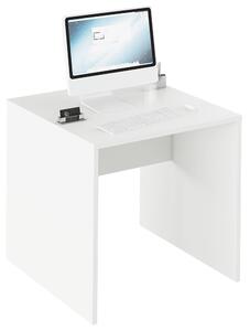 KONDELA Písací stôl, biela, RIOMA TYP 17