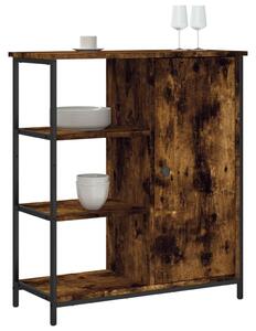 Komoda dymový dub 70x30x80 cm kompozitné drevo