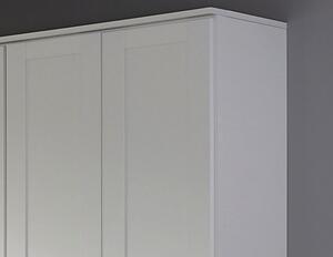 Šatníková skriňa Rosenheim, 181 cm, biela