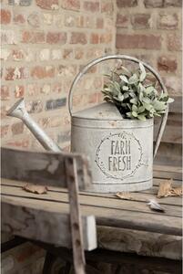 Dekoratívne sivá retro kanva Fresh farm - 45 * 16 * 33 cm - Clayre & Eef