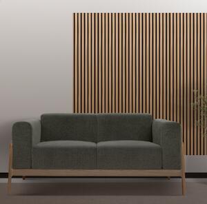 Lamely 3D Stenová lamela 3D - Lamela Dub európsky + MDF doska Čierna