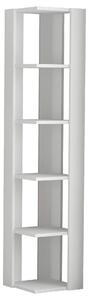 ROHOVÝ REGÁL, biela, 34/161/34 cm Livetastic - Regály, Online Only