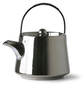 Strieborná keramická ručne vyrobená kanvička Bold & Basic - 0,7L - HKLIVING