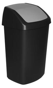 Kôš Curver® SWING BIN, 50 lit., 34x40.6x66.8 cm, čierny/sivý, na odpad