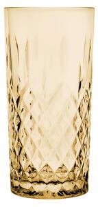 Sklenená nápojová pohárik Water Yellow M - 300 ml - Clayre & Eef