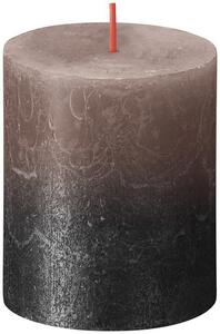 Sviečka bolsius Rustic Sunset Creamy Caramel+ Anthracite, 80/68 mm