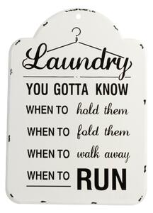 Kovová nástenná ceduľa Laundry - 56 * 41cm - J-Line by Jolipa