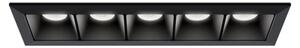 LED2 2491353 LINEAR II 5 zápustné líniové bodové LED svietidlo čierne