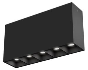 LED2 1491153 LINEAR II ON 5 stropné líniové bodové LED svietidlo čierne