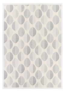 Biely vzorovaný obojstranný koberec Narma Pärna, 230 × 160 cm
