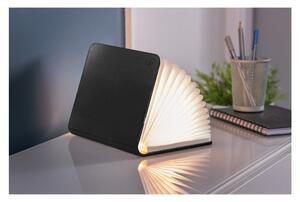 Čierna malá LED stolová lampa v tvare knihy Gingko Mini