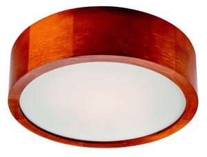 Hnedé kruhové stropné svietidlo Lamkur Plafond, ø 27 cm
