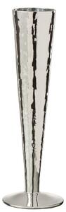 Strieborná pohár na šampanské Glass silver - Ø 7 * 23 cm - J-Line by Jolipa
