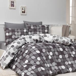 Bavlnené posteľné obliečky BUNKU sivá štandardná dĺžka