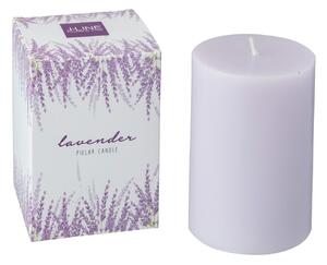 Citrusovo vonná sviečka v darčekovej krabičke Lavender - Ø 7 * 10 / 40h - J-Line by Jolipa
