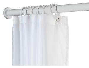 Biela teleskopická tyč do kúpeľne Wenko Luz, dĺžka 110-185 cm