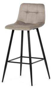 Barová stolička Autronic 43x101 cm hnedá látka AUB-X7015 CAP2