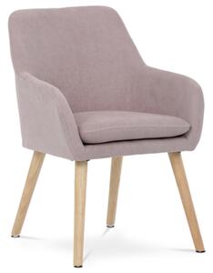 Jedálenská stolička Autronic 60x83 cm ružová látka AK-310 PINK2