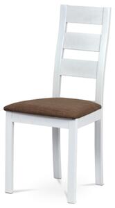 Jedálenská stolička Autronic 45x96 cm biela masív BC-2603 WT