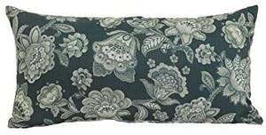 Krémovo - zelený vankúš s kvetmi Imbali - 45 * 45cm - J-Line by Jolipa