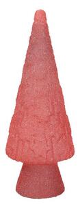 Dekoračné ružový sklenený stromček Chris - Ø 14 * 34 cm - Light & Living