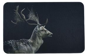 Čierna podlahová rohožka s danielom Deer - 75*50*1cm - Mars & More