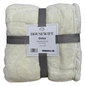HOUSEWIFE Barančeková deka ROYAL- WHITE Rozmer: 150x200cm