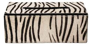 Kožený zásobník na papierové vreckovky Zebra - 25*14*9 cm - Mars & More