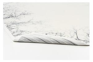 Biely vzorovaný obojstranný koberec Narma Puise, 160 × 230 cm