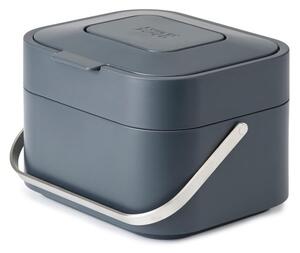 Tmavosivá nádoba na kompostovateľný odpad Joseph Joseph IntelligentWaste, 4 l