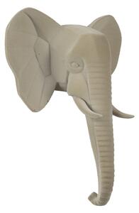 Nástenná dekorácia Slon Elephant - 17*8*21 cm - Clayre & Eef