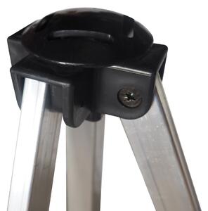 Rýchlorozkladací nožnicový stan 3x3m – hliníkový, Čierna, 1 bočná plachta
