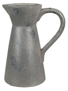 Šedý antik keramický dekoračný džbán - 20*13*25 cm - Clayre & Eef