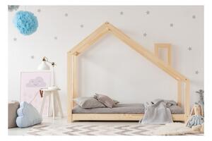 Domčeková posteľ z borovicového dreva Adeko Mila DMS, 140 x 200 cm