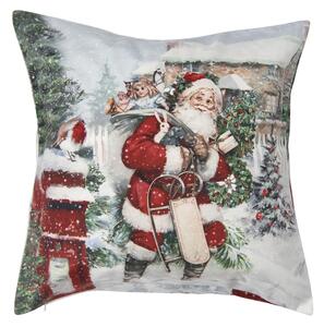 Obliečka na vankúš Santa - 45*45 cm - Clayre & Eef
