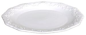 Porcelánový dezertný tanierik s čipkou Provence lace - Ø 19cm - Chic Antique