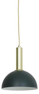 Zeleno-zlaté kovové závesné svetlo Boste - Ø 25*13 cm - Light & Living