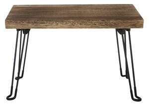 Odkladací stolík Paulownia svetlé drevo, 54 x 28 cm