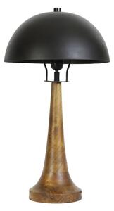 Drevená stolná lampa Jovany oil - Ø30*60cm / E27 - Light & Living