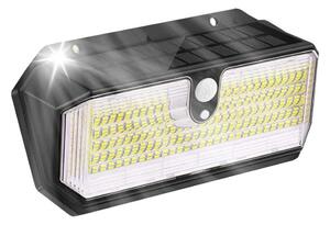 Viking-LED Solárne nástenné svietidlo so senzorom LED/2W/3,7V IP65 6000K 2200 mAh