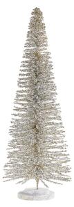 X-MAS Dekoračná jedľa trblietavá 60 cm - strieborná