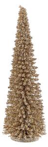 X-MAS Dekoračná jedľa trblietavá 45 cm - zlatá