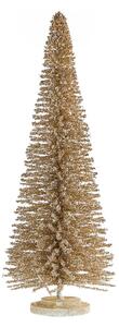 X-MAS Dekoračná jedľa trblietavá 60 cm - zlatá