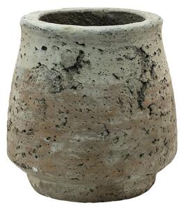 Béžový betónový kvetináč Mosse - Ø 14*14 cm - Clayre & Eef