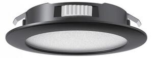 LED nábytkové svietidlo FURNILUX, 4 W, Ø 7 cm, IP44, čierne (FURNILUX 4W 12V 3CCT BL)