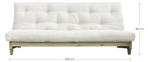 Rozkladacia pohovka so svetlobéžovým poťahom Karup Design Fresh White/Natural