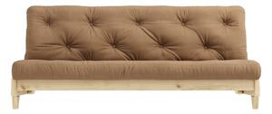 Rozkladacia pohovka s hnedým poťahom Karup Design Fresh Natural/Mocca