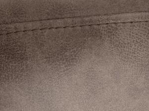 Jedálenská lavica Donna, hnedá vintage optika kože