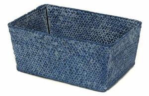 Compactor Úložný košík Compactor KITO - ručne pletený, 30 x 20 x 13 cm, modrý " Jeans"